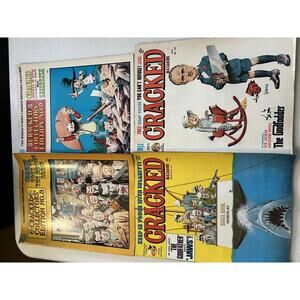 4‑Pack CRACKED Magazines — Westerns, Jaws & The Godfather Gone Wrong